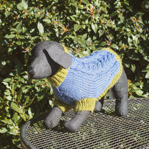 MADE TO ORDER Scottish Hand-Knit Slip-On Dog Sweater