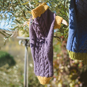 MADE TO ORDER Scottish Hand-Knit Slip-On Dog Sweater