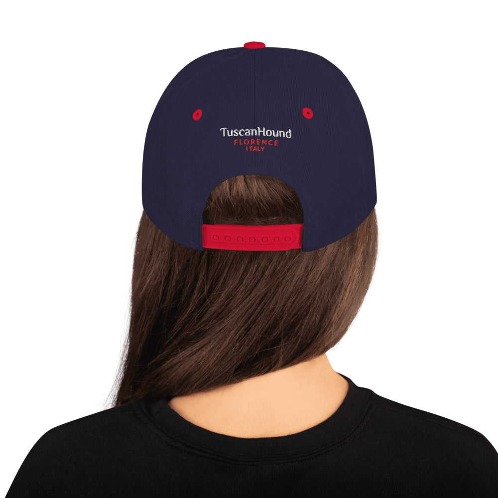 TuscanHound Badge Snapback Hat