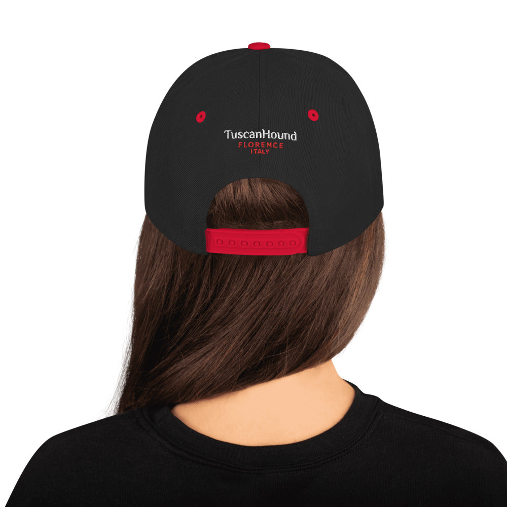 TuscanHound Badge Snapback Hat