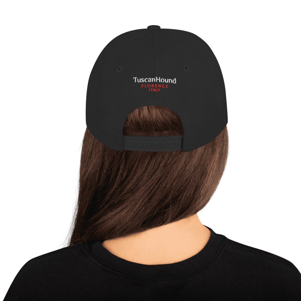 TuscanHound Badge Snapback Hat